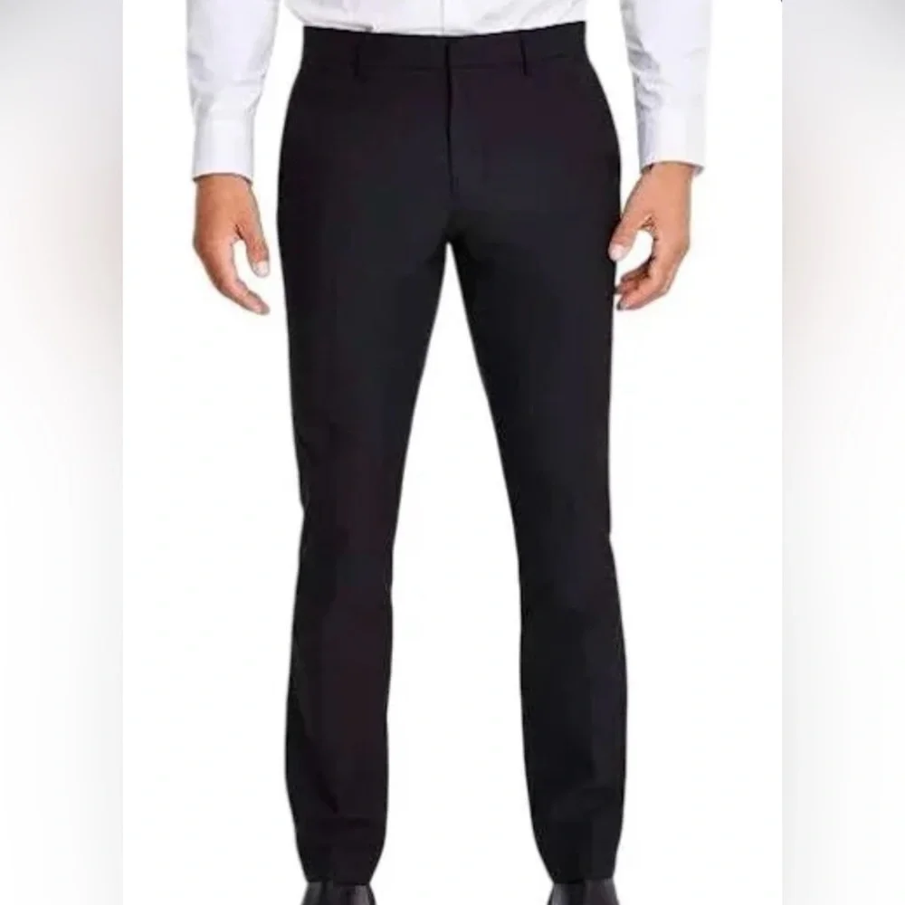 🕶️CALVIN KLEIN🕶️MENS BLACK DRESS SLACKS 40X32 NWT!!!